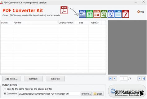 Adept PDF Converter Kit for Windows