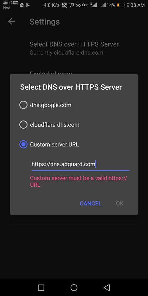 Adgaurd dns. Using DoQ in AdGuard for iOS. Open the app, switch to the Protection tab. Enable DNS protection and open its menu. Under DNS server choose any of the available AdGuard DNS servers. Select DNS-over-QUIC (experimental) from among the … 