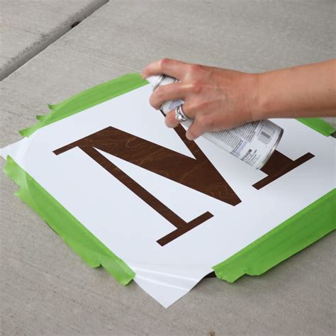 Adhesive Vinyl Stencils Custom Stencil Letters