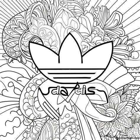 Adidas Coloring Pages