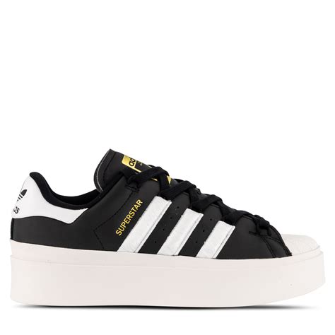 Adidas Superstar Core Black White Gold Basketball Shoes …