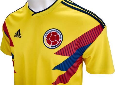 Adidas colombia. The distinctive Colombia soccer shirt, featuring the tricolour of yellow, red and blue, has brought joy to the soccer world for decades. With this selection of adidas Colombia kits, now you can show your support too. Whether looking for Columbia jerseys you can wear to emulate your heroes, or training wear to rep them on the streets, this range ... 