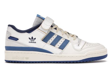 Additional details include adidas branding on the lateral sides and midsole, a silver heel tab, and a black 3-Stripes motif. On top of the tongue is a lockdown strap, and the automaton's face replaces traditional branding. The adidas Forum Low South Park AWESOM O was released in March 2022 and retailed for $110..
