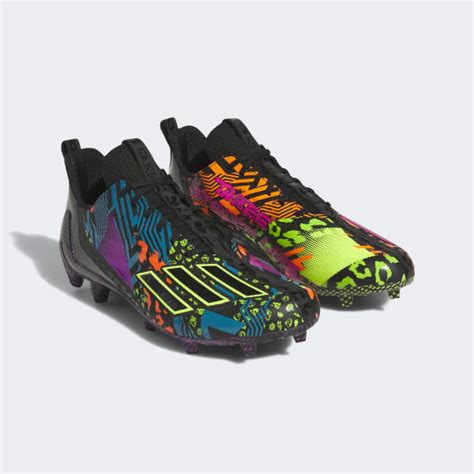 adidas Adizero 12.0 Mismatch Football Cleats Men's Search Price: $75.53 - $228.71 Free Returns on some sizes and colors Size: Select Color: Core Black/Team Shock Pink 2/Team So Size Chart Rubber sole Breathable mesh tongue Imported Lace closure To buy, select Size Add to Cart Have one to sell? Sell on Amazon.
