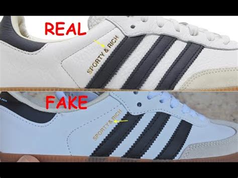 Adidas samba fake vs real.  Unfortunately, its popularity also means c...