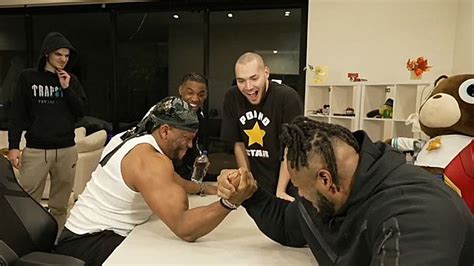 Adin ross arm wrestle. Ben Ross and Wendell Sailor preparing to arm-wrestle on The Footy Show on Thursday night. "I thought he might have pulled a biceps muscle. But just to see his arm hanging there, I felt so helpless ... 