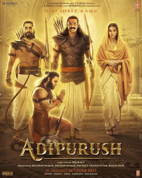 May 9, 2023 · The trailer of Adipurush released earlier today and instantly broke the internet - the magnum opus starring Prabhas, Kirti Sanon, Sunny Singh, Devdatta Nage and Saif Ali Khan will hit theatres on ... . 