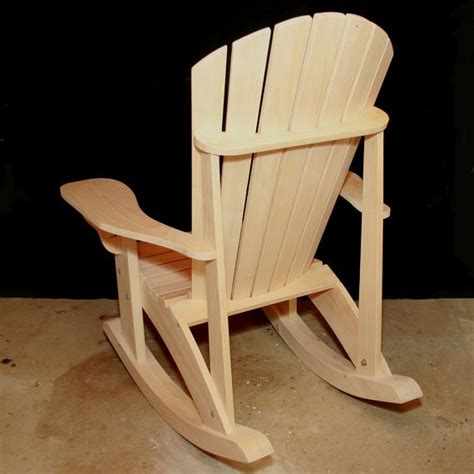 Adirondack Adult Rocking Chair Patterns Downloadable in Autocad