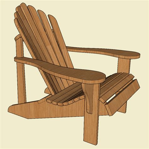 Adirondack Chair Templates With Plan
