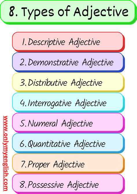 Adjectives 8