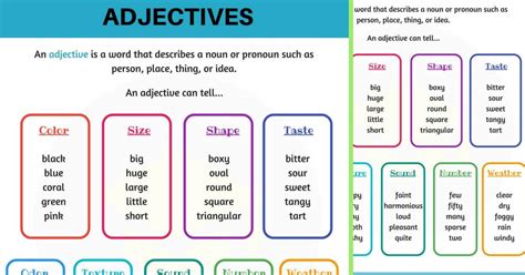 Adjectives A Super Simple Guide to Adjective with Examples