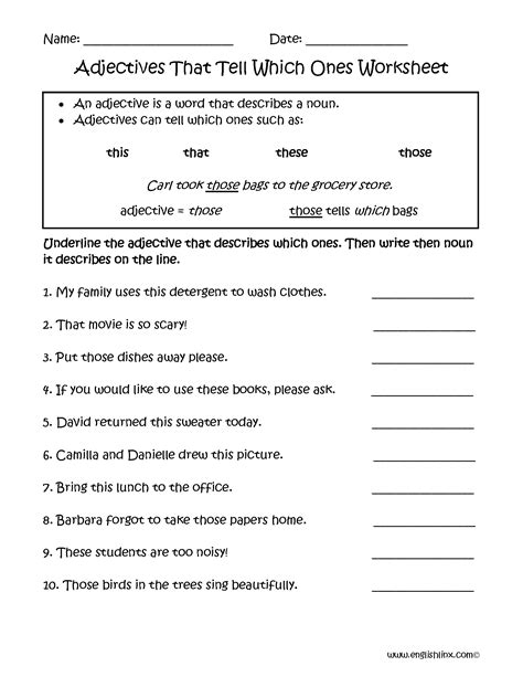 Adjectives Worksheets Regular Adjectives Worksheets —