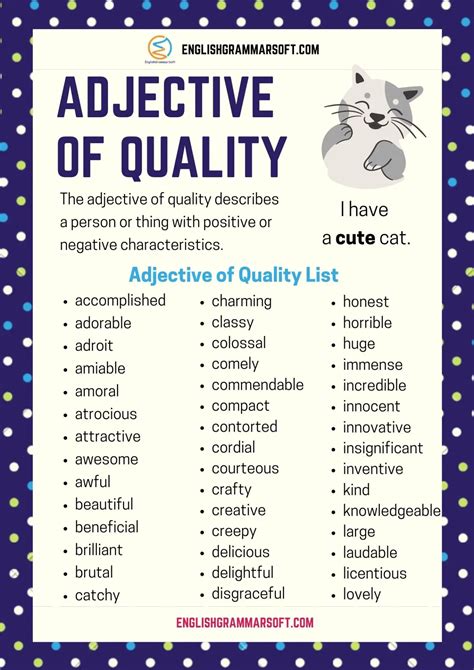Adjectives of Quality docx