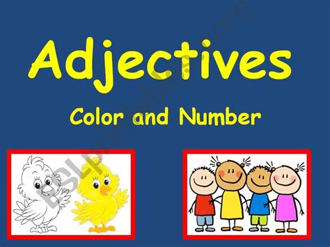 Adjectives ppt