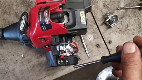 Adjust carburetor craftsman weedwacker. https://www.amazon.com/shop/gpackard In my lawn care business we go through a lot of equipment, so learning how to troubleshoot, and fix, a problem with a we... 