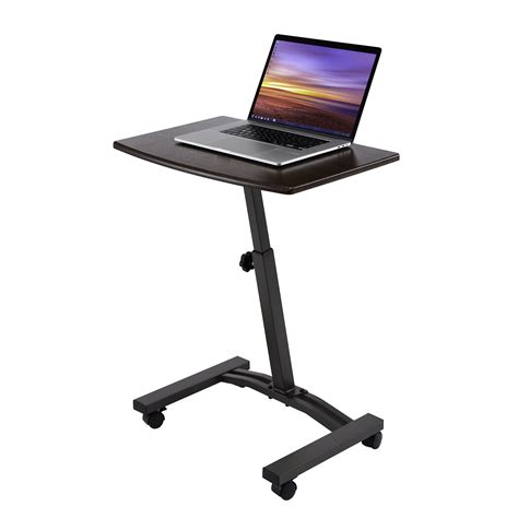 Adjustable Rolling Laptop Desk Tray
