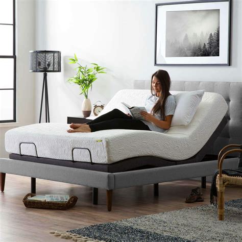 Adjustable base bed frames. Queen Size Metal Adjustable Bed Frame, Ergonomic Electric Bed Base with Head and Foot Incline, Zero Gravity, Wireless Remote, Quiet Motor, 12 inch Legs for Storage, 5-Minute Assemble (Queen) Options: 2 sizes. $13977. $278.70 delivery Mar 20 - 22. Only 5 left in stock - order soon. 