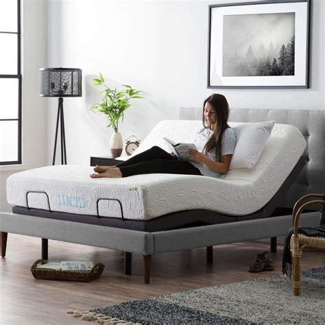 Adjustable beds. Made to Last – Adjustable beds consist of sturdy steel construction that is made to last and with a maximum weight capacity of 750 lbs. for sizes Full and Queen and 500 lbs. for Twin XL size; 10-Year Warranty – This Adjustable Bed Base warranty covers up to 10 years of manufacturing defects 