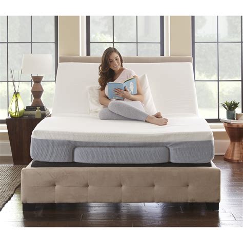 Adjustable mattress base. Nov 9, 2023 · GhostBed offers four mattress options with this adjustable bed base: GhostBed Classic: an 11-inch memory foam and non-allergenic latex mattress suitable for all sleeping styles; 
