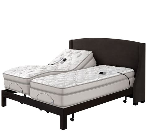 Adjustable split king bed. Twin XL, Full, Queen, Split Queen, King, California King, Split King, Split California King. Notable Features. The iDealBed 5i Custom Adjustable Bed Base comes with a backlit remote with flat and zero-gravity preset positions, plus three programmable memory settings for custom positions. The bed base’s head tilts up to 70 degrees and the foot ... 