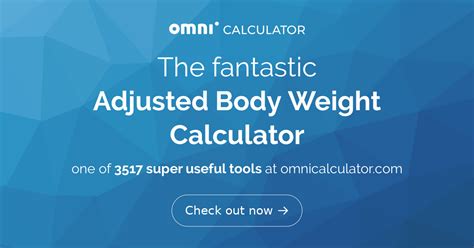 Adjusted Body Weight Calculator iCliniq