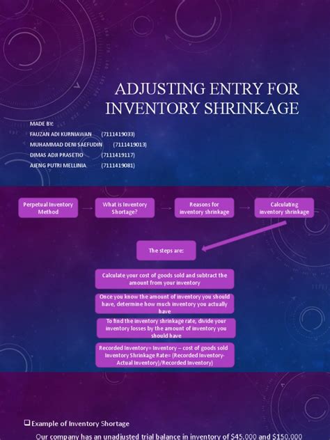 Adjusting entry for inventory shrinkage.  &copy; 2016 Pearson Education, Ltd.  See an exa...