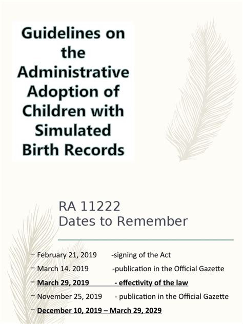 Admin Adoption RA 11222 pdf