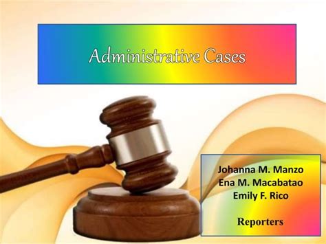 Admin Cases 1