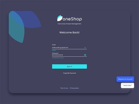 Admin Dashboard Login Page by Azin Z. on Dribbble