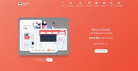 Admin Dashboard Svelte Notus