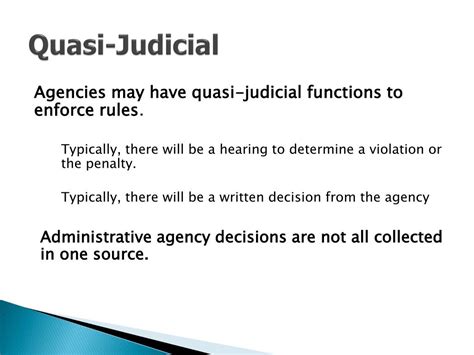 Admin Quasi Legislativequasi Judicial