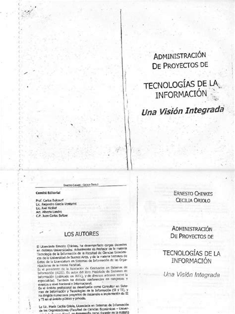 Administracion de proyectos de tecnologi pdf