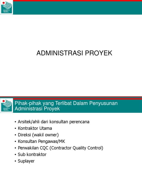 Administrasi Proyek pdf