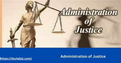 Administration of Justice