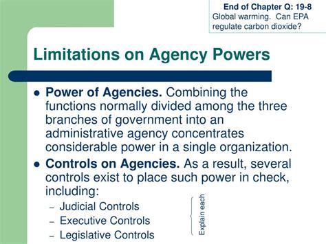 Administrative Agencies Have No Inherent Powers