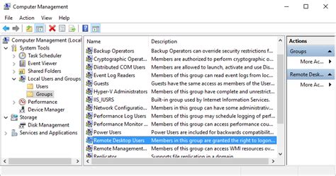 Administrator must be granted the logon local right.  if i remote desk...