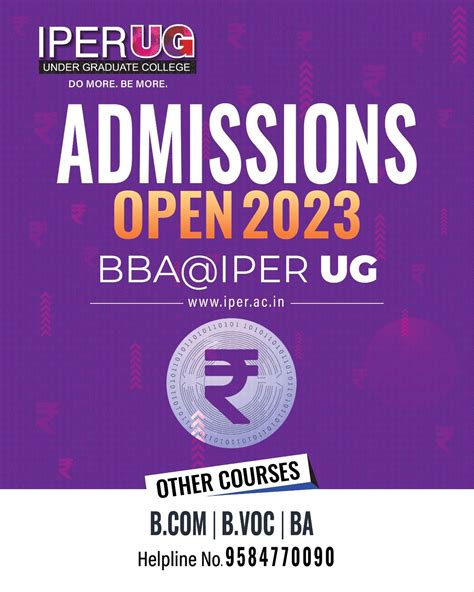 Admission 2024 - IPER Bhopal - For BBA, BCom, BVoc, BA, BSW …