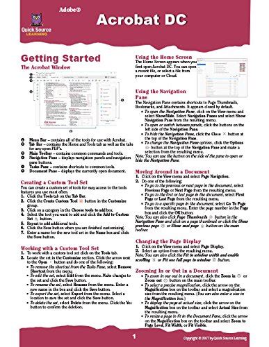 Adobe® Acrobat DC Quick Source Reference Guide