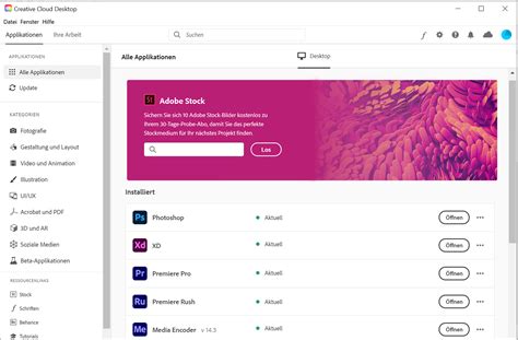 Adobe Creative Cloud Client 5.3.0.48 UI shots 3