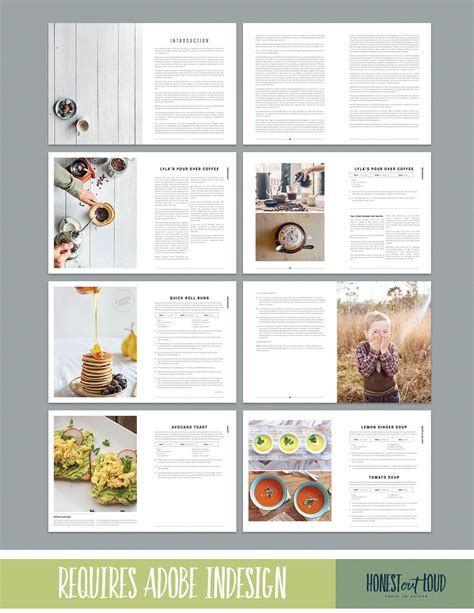 Adobe Indesign Cookbook Template