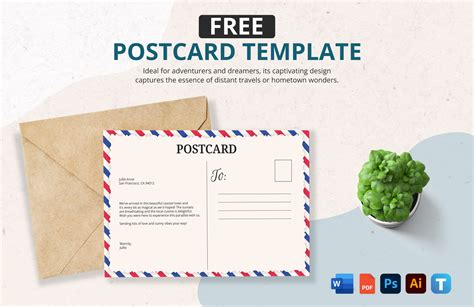 Adobe Postcard Template