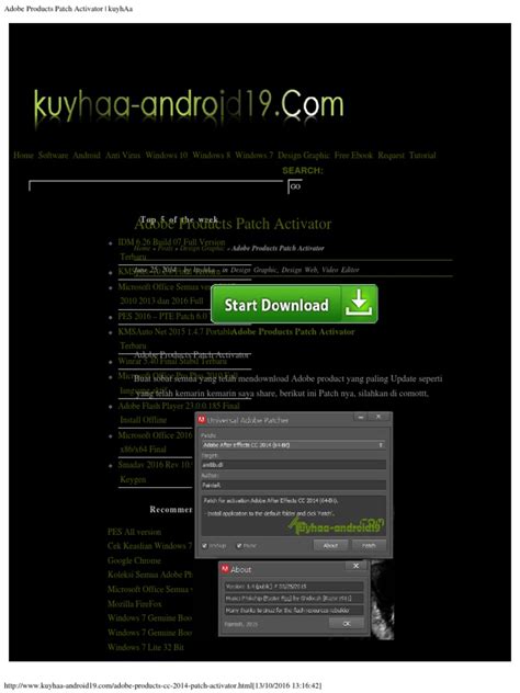 Adobe Products Patch <strong>Adobe Products Patch Activator KuyhAa</strong> KuyhAa