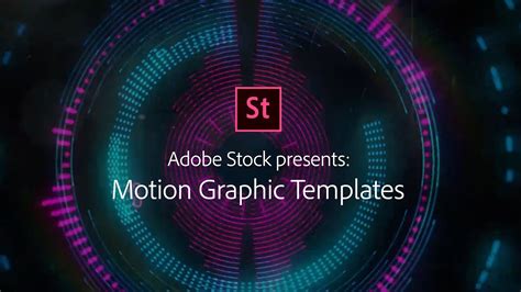 Adobe Stock Motion Graphic Templates