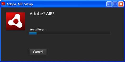 Adobe air download startet nicht