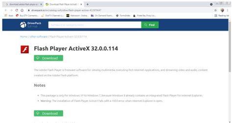 Adobe flash player 32 activex.  For individuals, Adobe has never published ...