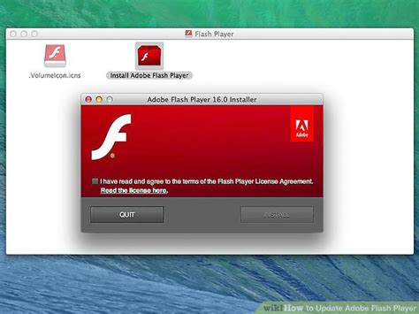 Adobe flash player update