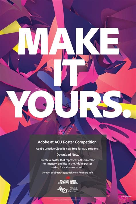 Adobe poster. Adobe Creative Cloud 