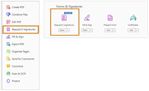 Adobe request signatures. Create a free DocuSign account. Upload your PDF document. Click to agree to use electronic signature for this document. Click “add signature”. Add the email address for where you want to send the signed document. Click “finish”. How to create an electronic signature. The first time you click a SIGN or INITIAL field, you will be asked to ... 