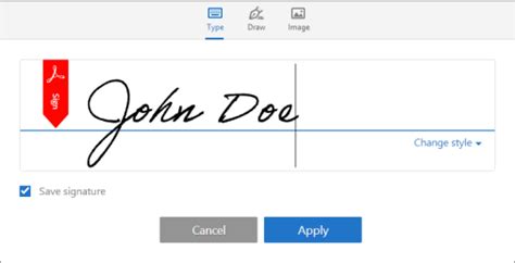 Add your PDF signature fast To sign PDF forms, create a signature and then place it or your initials anywhere in the PDF document. You can type, draw, or upload an image of your signature. Speed up your workflows. 