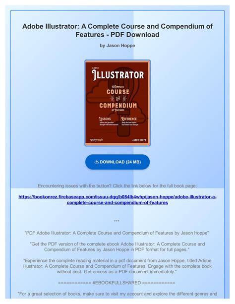 Read Adobe Illustrator A Complete Course And Compendium Of Features By Jason Hoppe